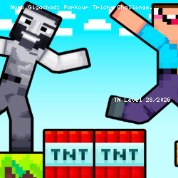 Noob Gigachad: Parkour Tricks Challenge