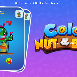 Color Nuts & Bolts Puzzle